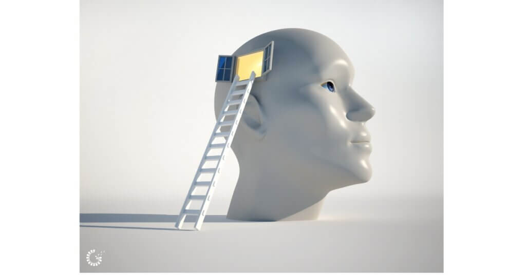 Persona en proceso de autoconocimiento y transformación personal para descubrir su propósito de vida